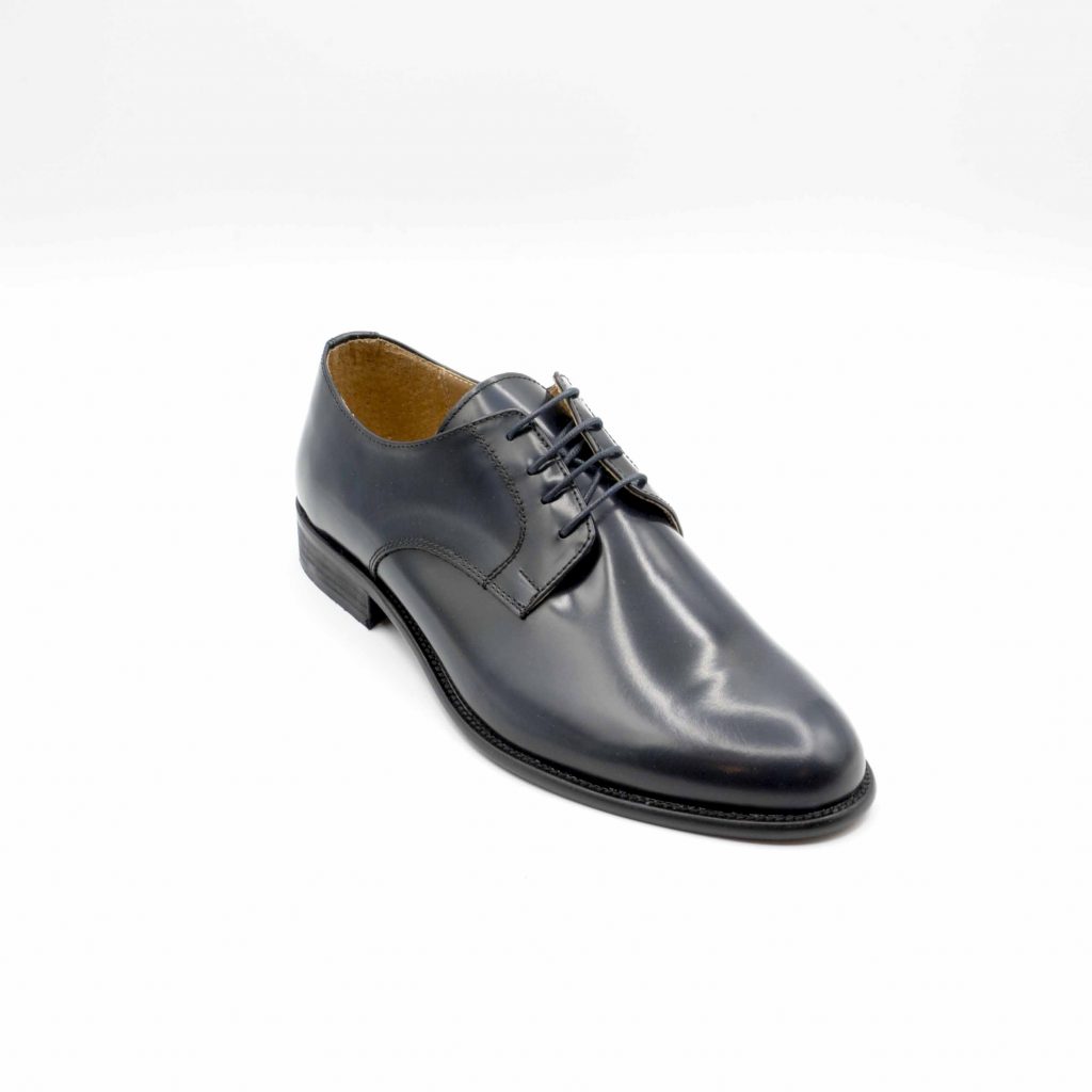 Lea Gu scarpa in vitello abrasivato con allacciatura frontale, tacco 25 mm Saldi Di Fabbrica