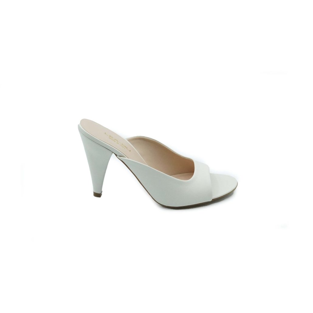 Lea Gu sandalo in nappa, fascia frontale, tacco 85mm Italy