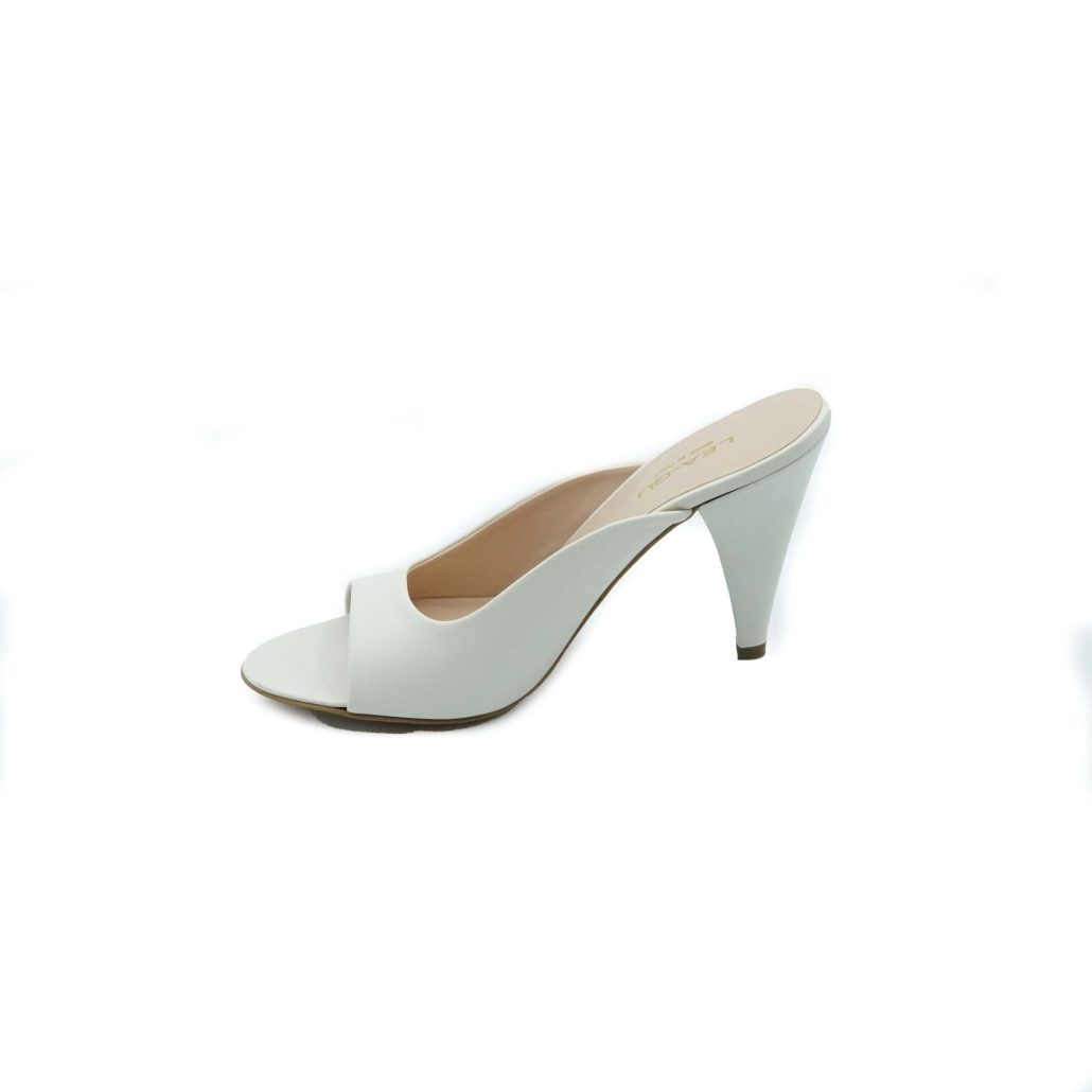 Lea Gu sandalo in nappa, fascia frontale, tacco 85mm Italy