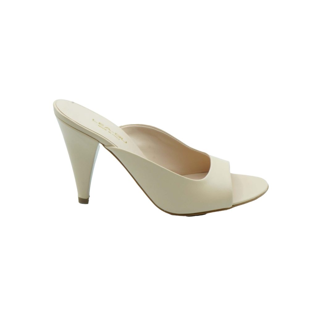 Lea Gu sandalo in nappa, fascia frontale, tacco 85mm Italy