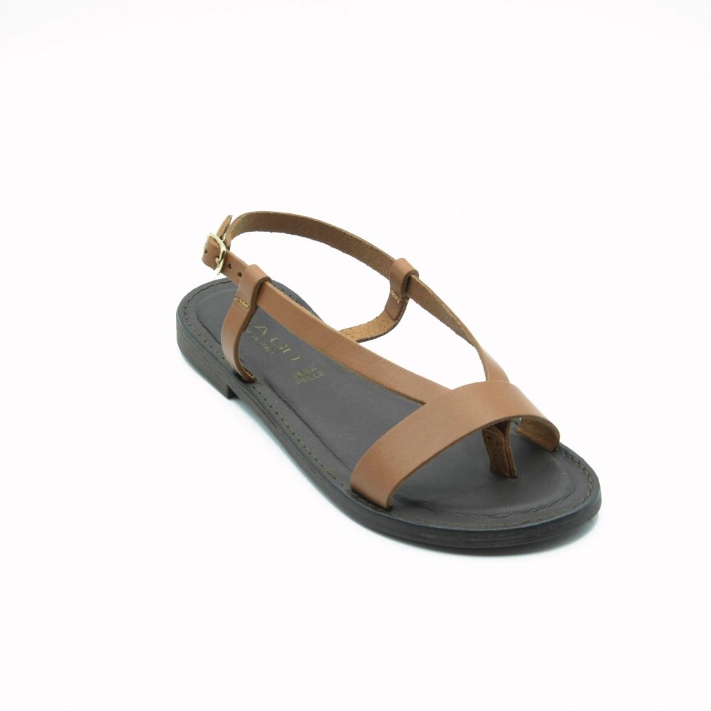 Lea Gu sandalo in nappa, infradito , tacco 15 mm Vendita