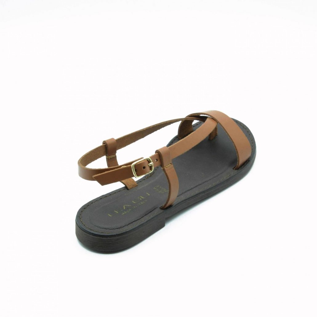 Lea Gu sandalo in nappa, infradito , tacco 15 mm Vendita