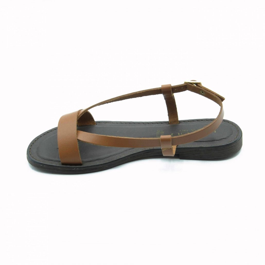 Lea Gu sandalo in nappa, infradito , tacco 15 mm Vendita