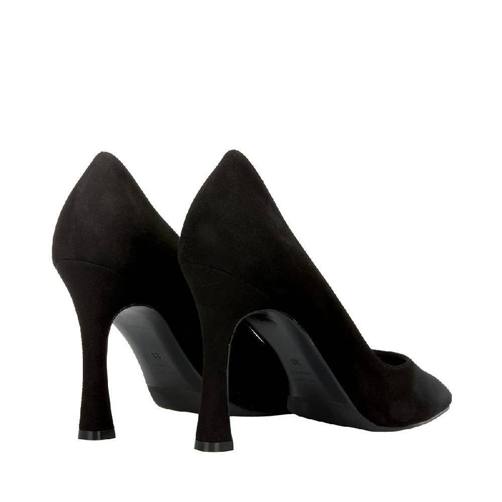Lella Baldi Pump Suede Black Nuovo