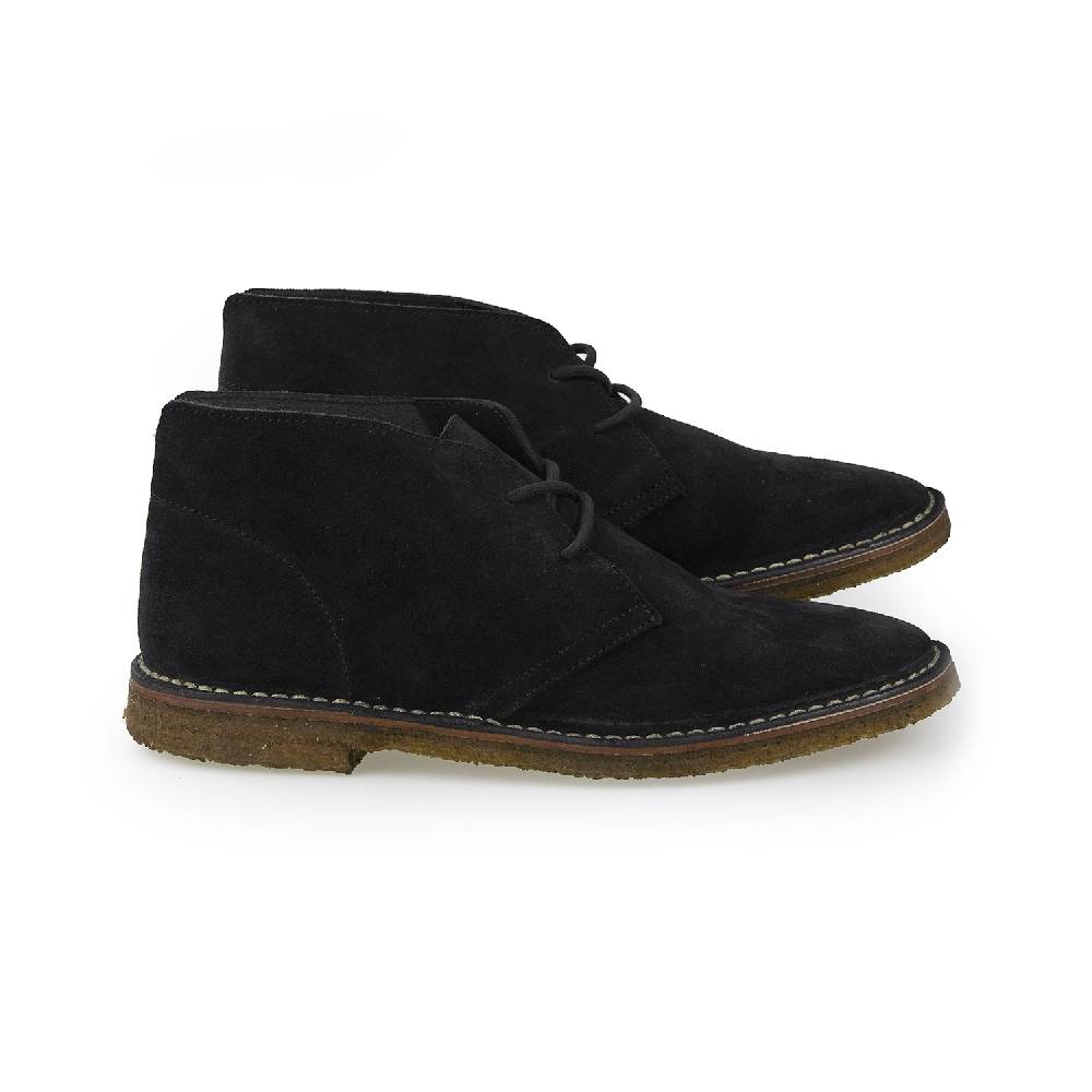 Lerews Track 3 Suede Nero Vendita Calda