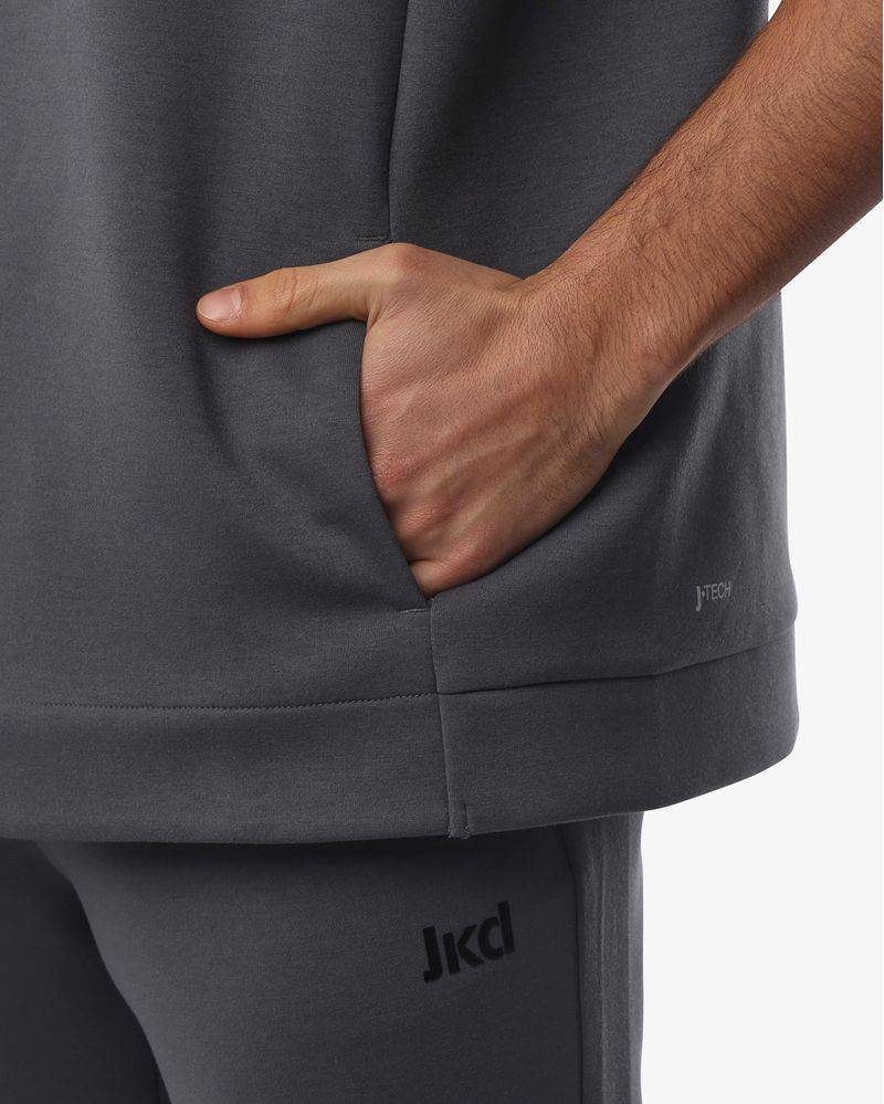 Jaked FELPA SMANICATA CAPPUCCIO ZENITH Novità