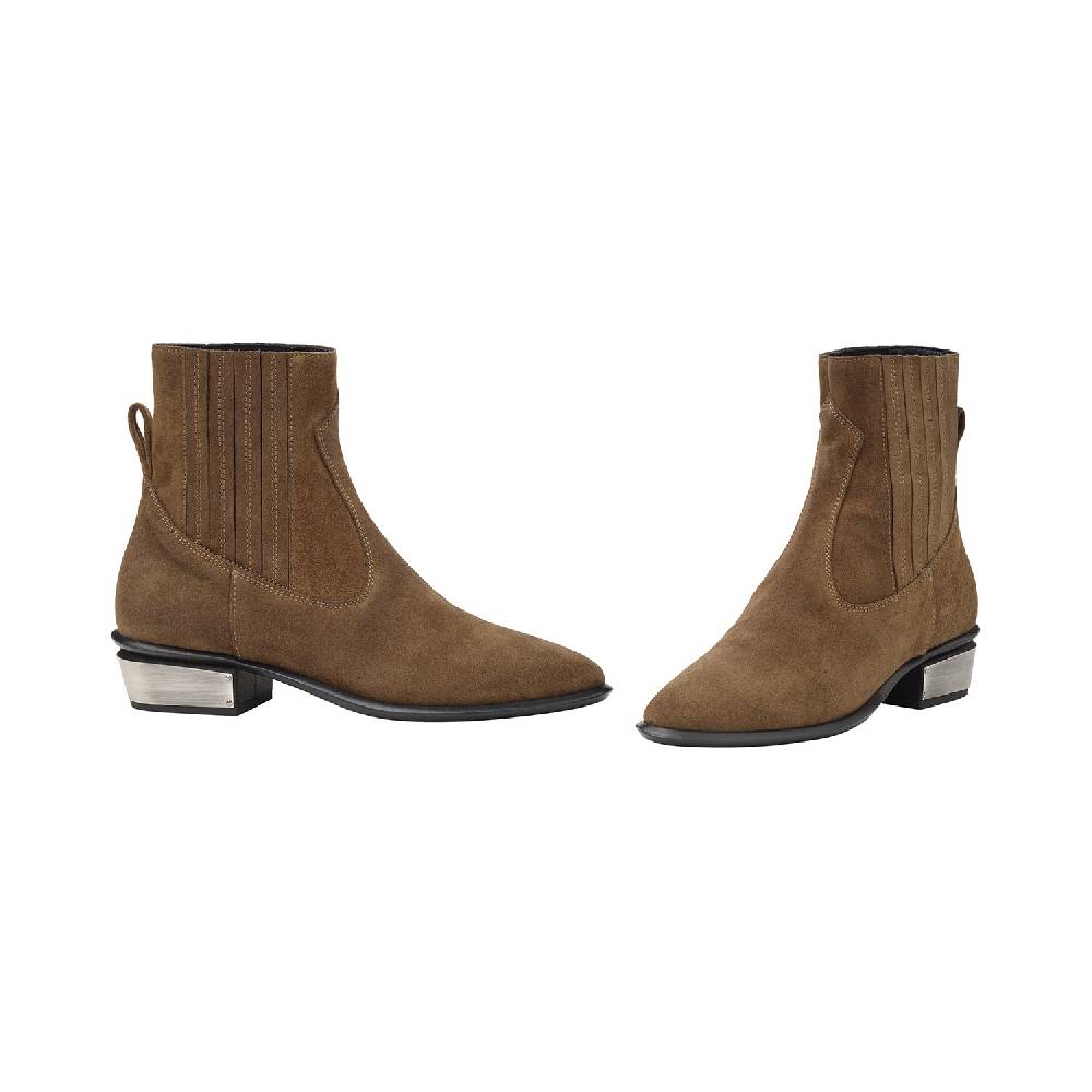 Kate Cate COWBOY KATE BOOTS TABACCO GREASY SUEDE CALFSKIN Affare Del Giorno