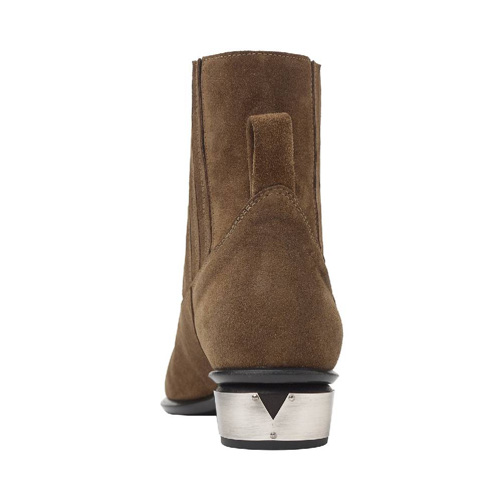 Kate Cate COWBOY KATE BOOTS TABACCO GREASY SUEDE CALFSKIN Affare Del Giorno