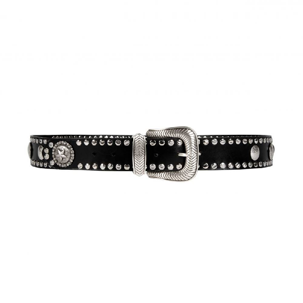 Kate Cate REM BELT BLACK CURRIED LEATHER