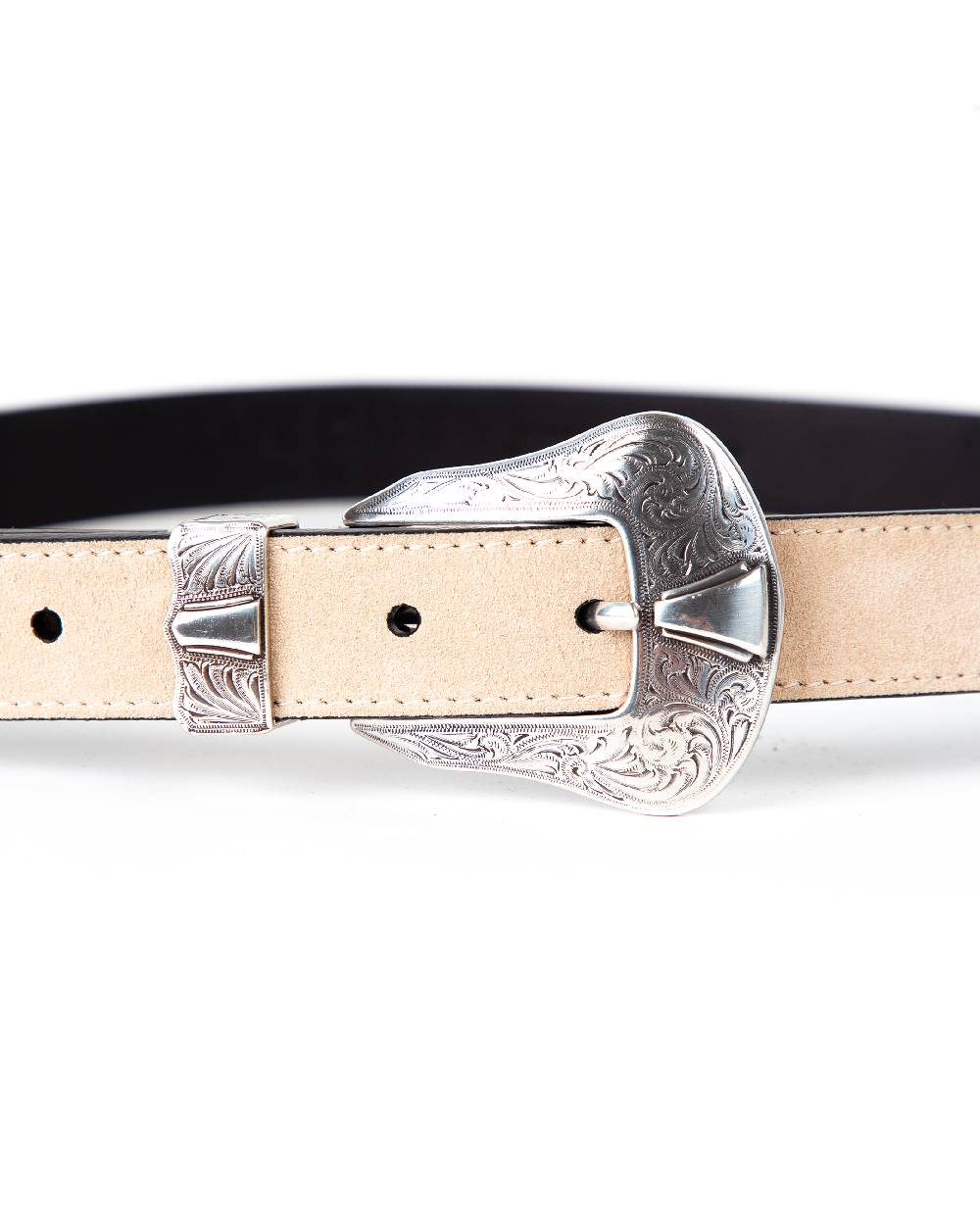 Kate Cate DUTTON BELT IN SAND COLOURED SUEDE Affare Del Giorno