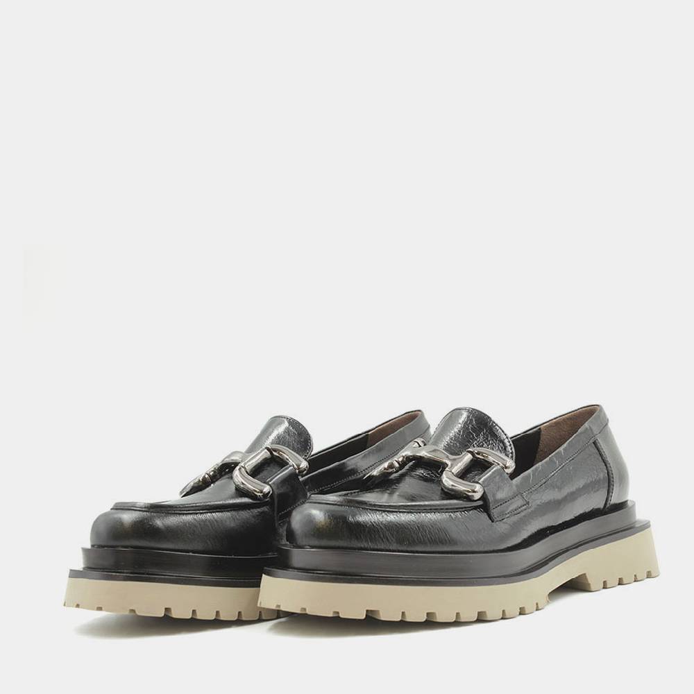 Laura Bellariva Scarpa mocassino nero 2025