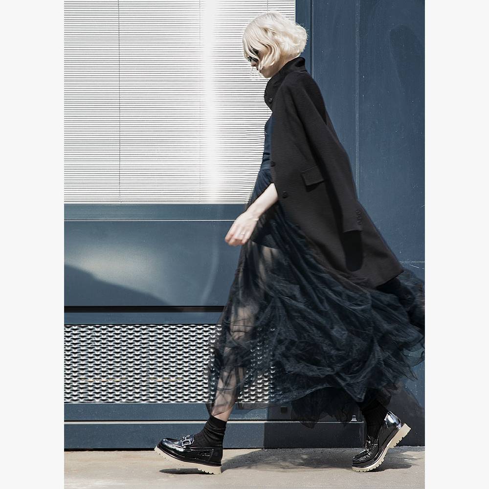 Laura Bellariva Scarpa mocassino nero 2025