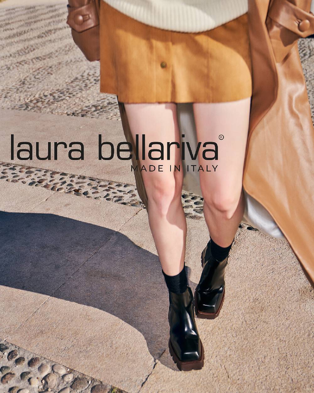 Laura Bellariva Tronchetto nero punta quadrata Promozione