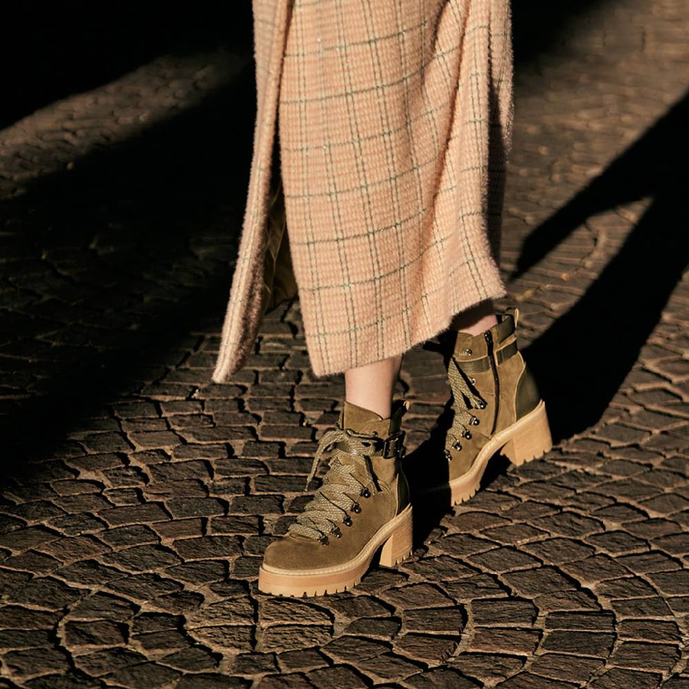 Laura Bellariva Tronchetto camoscio verde Shopping Online