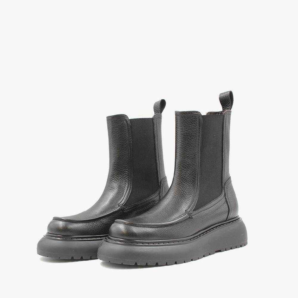 Laura Bellariva Anfibio combat nero Outlet