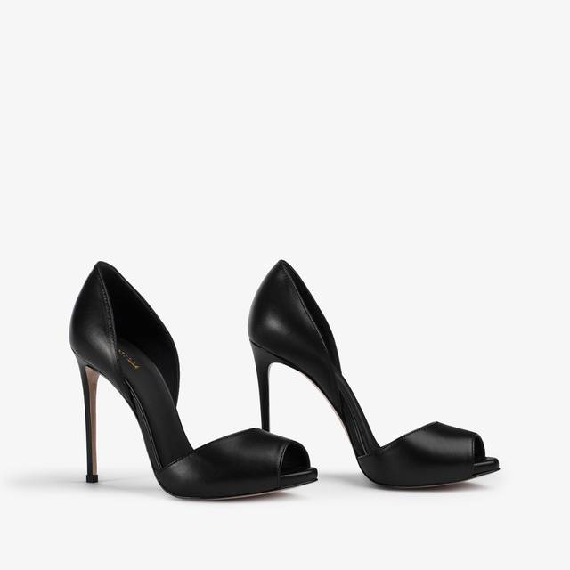 Le Silla Sandalo pelle nero Promozione