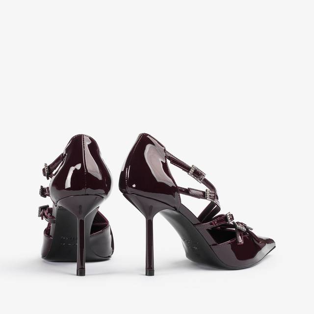 Le Silla Décolleté con listini vernice rossa cherry Convenienza