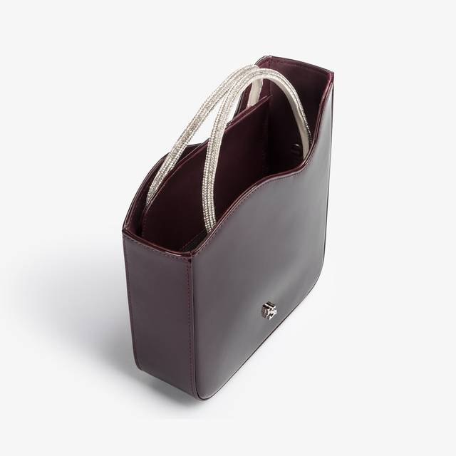 Le Silla Small bag vernice rossa cherry e Cristalli Novità
