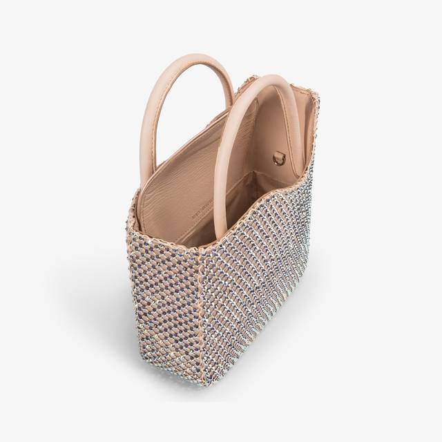 Le Silla Small bag gioiello rete nude skin e Cristalli Offerte