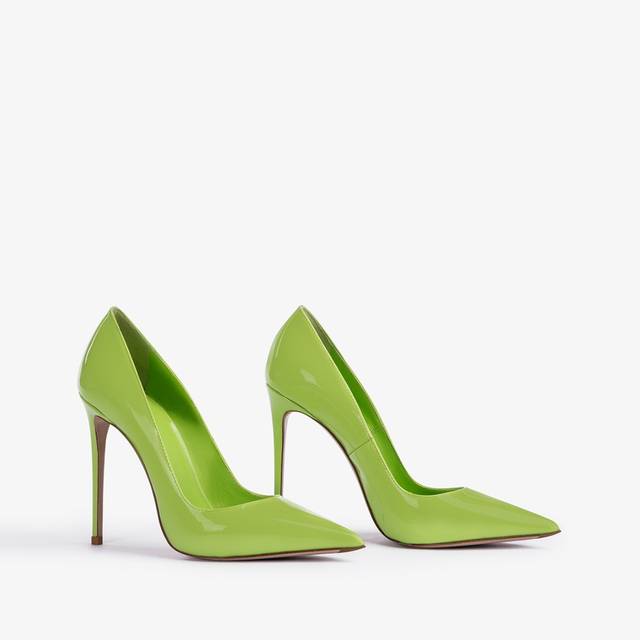 Le Silla Décolleté vernice verde apple In Linea
