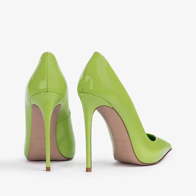 Le Silla Décolleté vernice verde apple In Linea