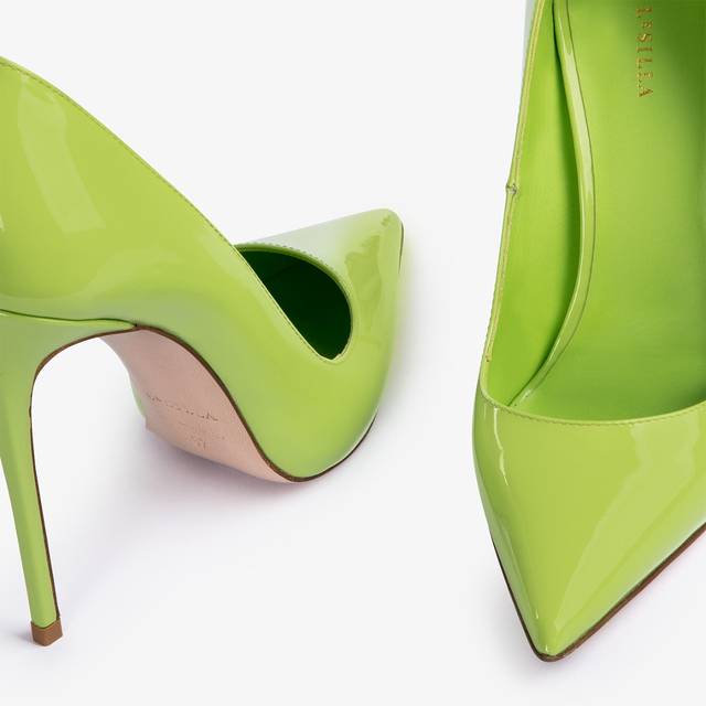 Le Silla Décolleté vernice verde apple In Linea