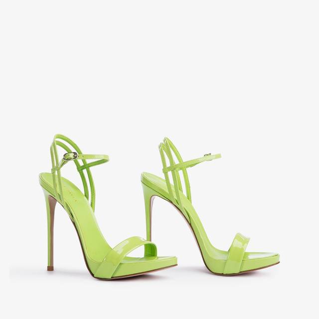 Le Silla Sandalo vernice verde apple Moda