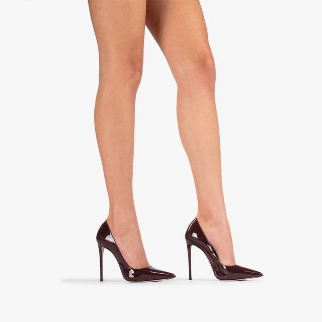 Le Silla Décolleté vernice marrone fondente Pezzi Unici