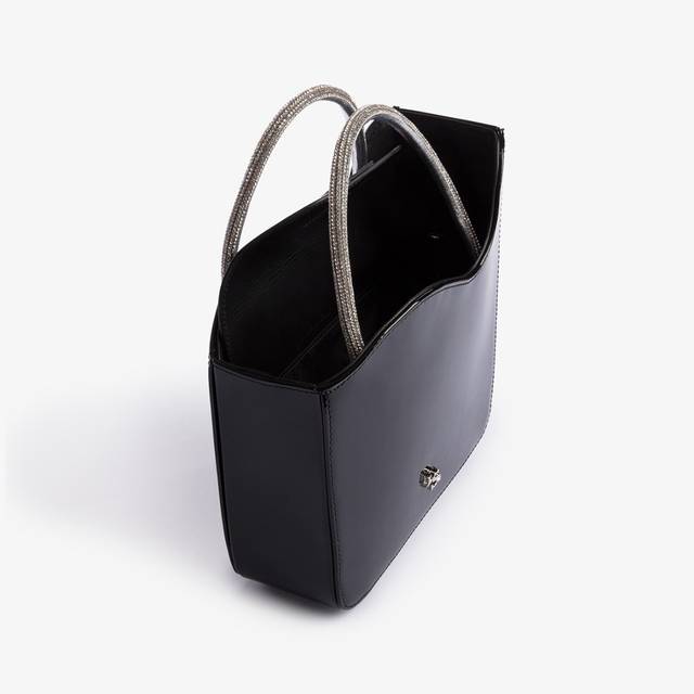 Le Silla Small bag vernice nera e Cristalli Acquista Ora