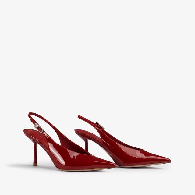 Le Silla Slingback vernice rossa Presa