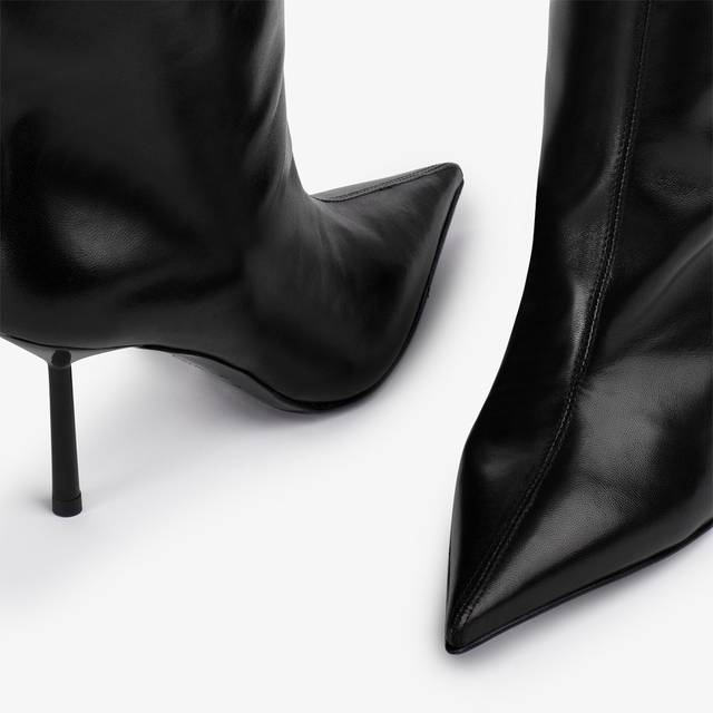 Le Silla Stivale sopra il ginocchio nappa nero Sconto