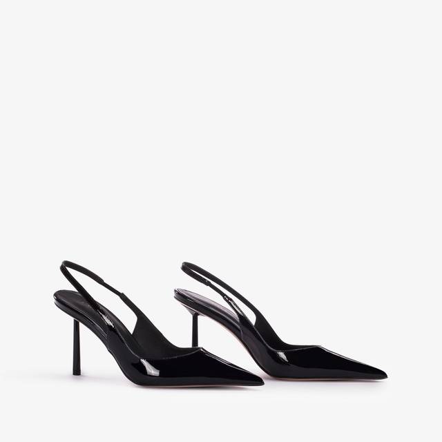 Le Silla Slingback vernice nera Hotsell