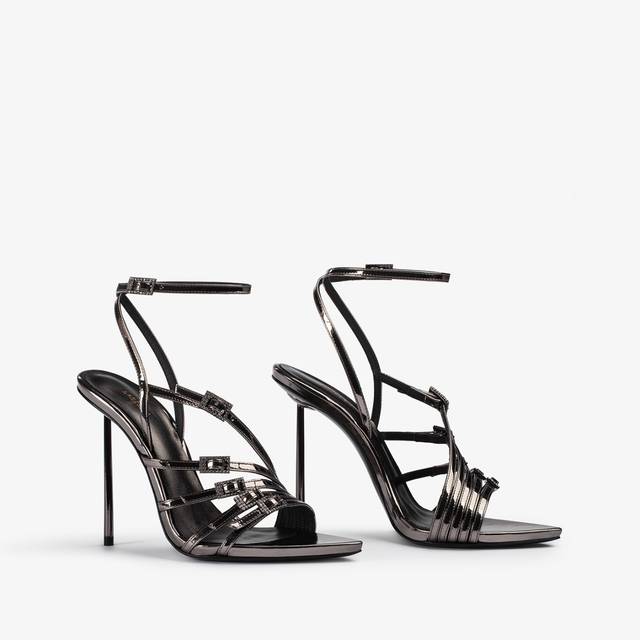 Le Silla Sandalo metallizzato peltro Vendite Flash