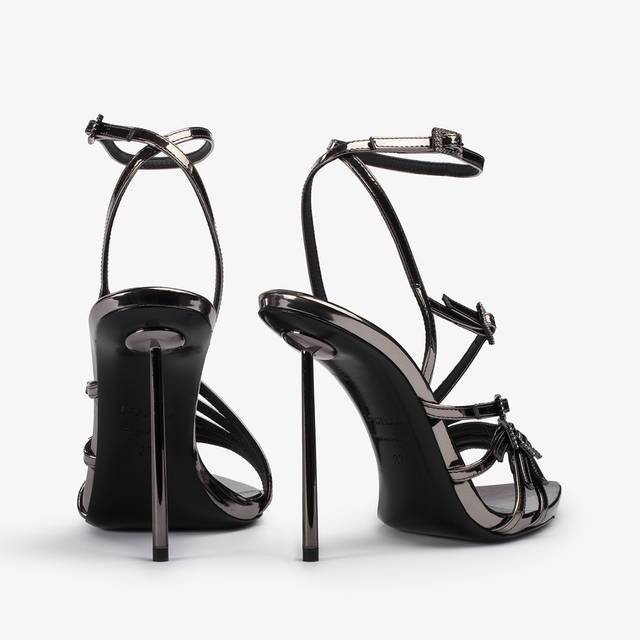 Le Silla Sandalo metallizzato peltro Vendite Flash