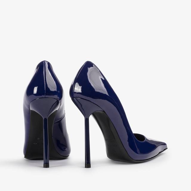 Le Silla Décolleté vernice blu lazuli Nuova