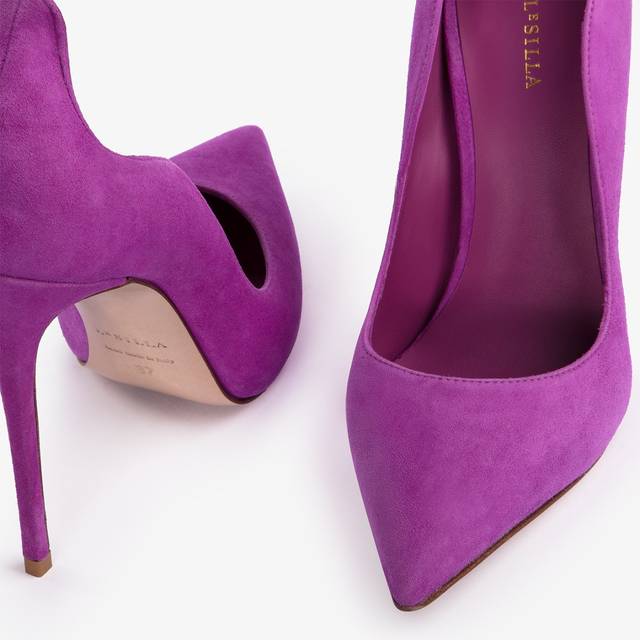 Le Silla Décolleté camoscio lavanda darling Qualità