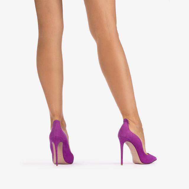 Le Silla Décolleté camoscio lavanda darling Qualità