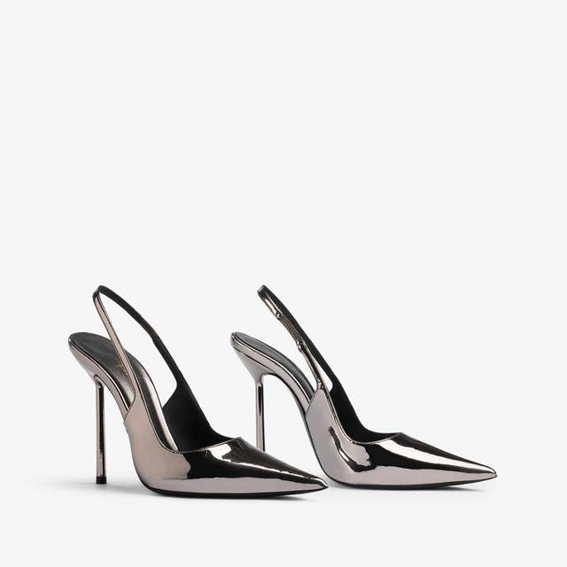 Le Silla Slingback metallizzata peltro Prezzo Ridotto