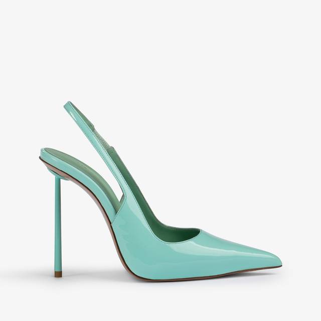 Le Silla Slingback vernice azzurra pure water Vendite Flash