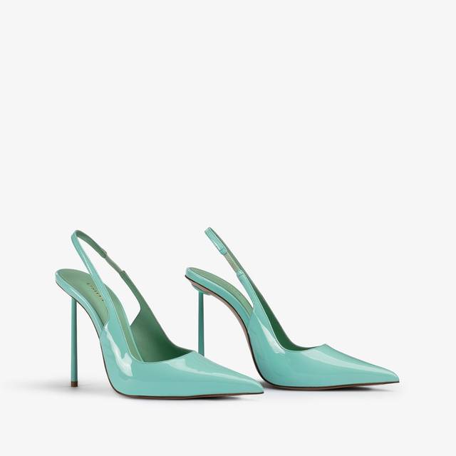 Le Silla Slingback vernice azzurra pure water Vendite Flash