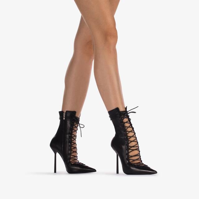 Le Silla Stivaletto pelle nera 2025
