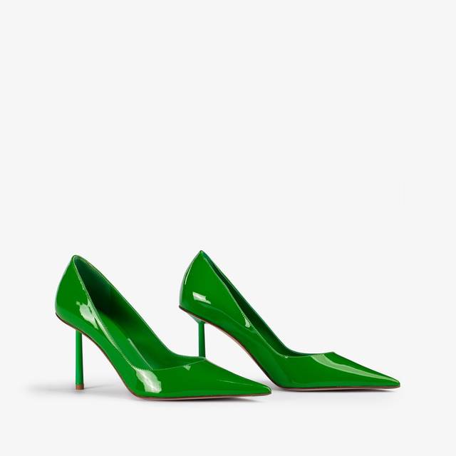 Le Silla Décolleté vernice verde emerald Novità