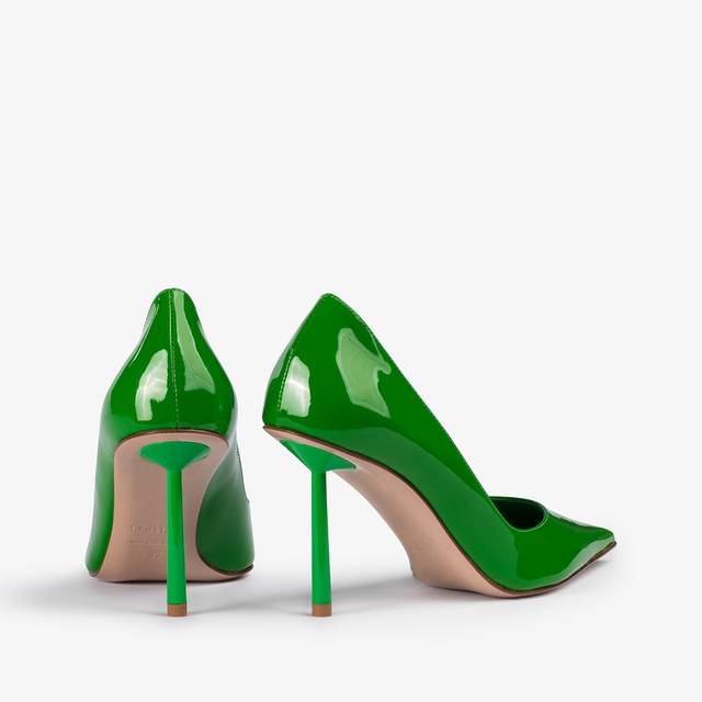 Le Silla Décolleté vernice verde emerald Novità