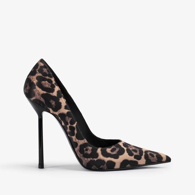 Le Silla Décolleté raso stampa leopardata Online