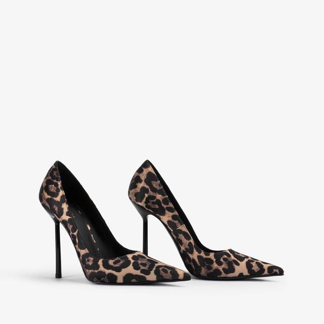Le Silla Décolleté raso stampa leopardata Online