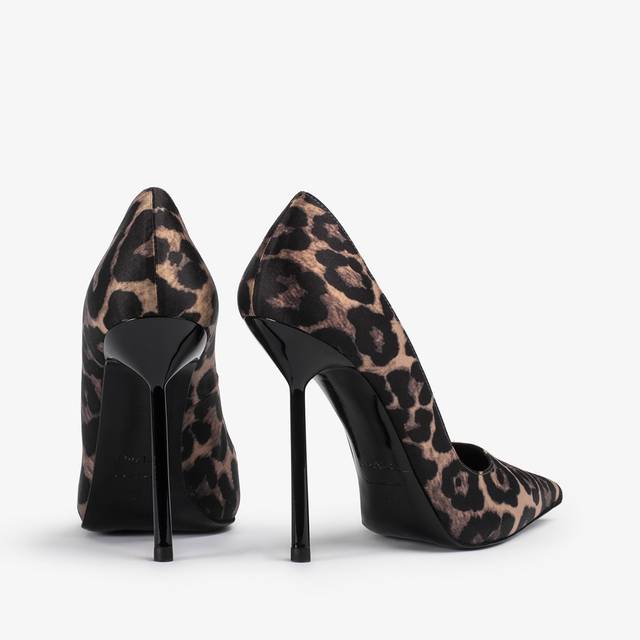 Le Silla Décolleté raso stampa leopardata Online