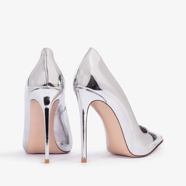 Le Silla Décolleté metallizzata argento Saldi