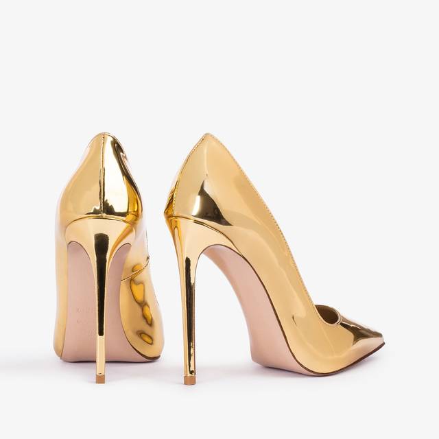 Le Silla Décolleté metallizzata oro pepita Offerte