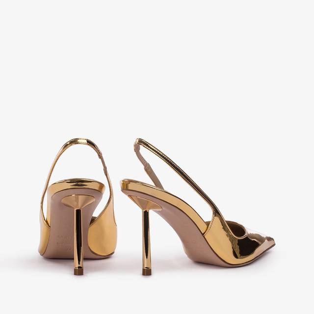 Le Silla Slingback metallizzata oro pepita Hotsell