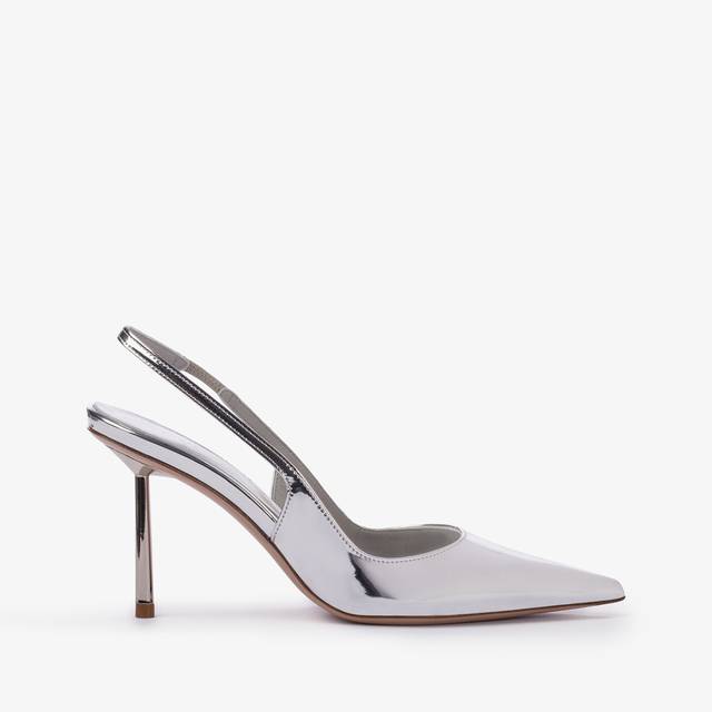 Le Silla Slingback metallizzata argento Vendita Calda